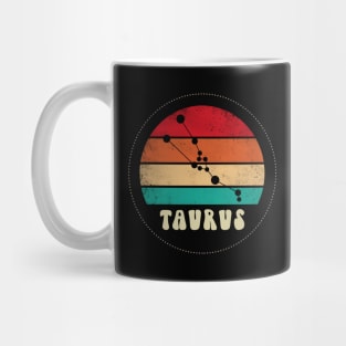 Taurus Retro Sunset Mug